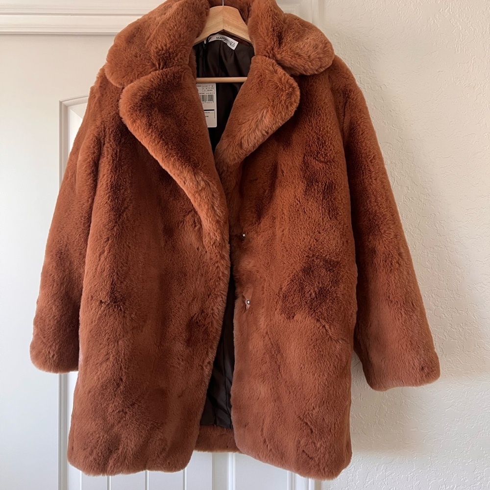 Faux fur coat